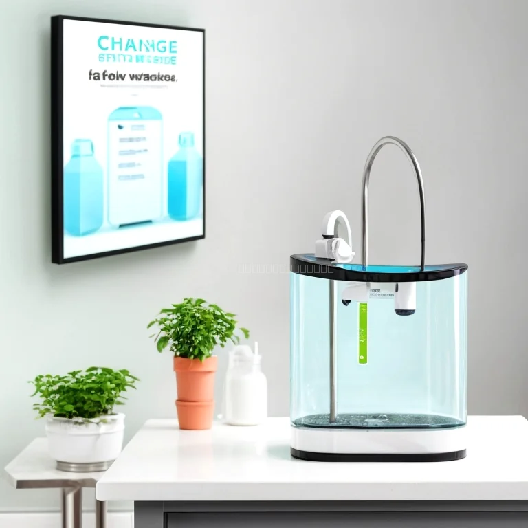 Intelligenter Trinkbrunnen mit Filterüberwachung